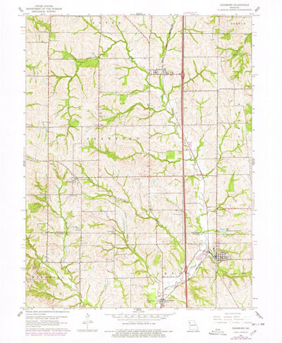 United States Geological Survey Dearborn, MO (1961, 24000-Scale) digital map