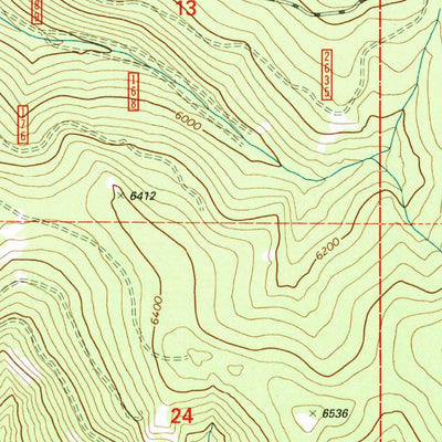 United States Geological Survey Deardorff Mountain, OR (1998, 24000-Scale) digital map