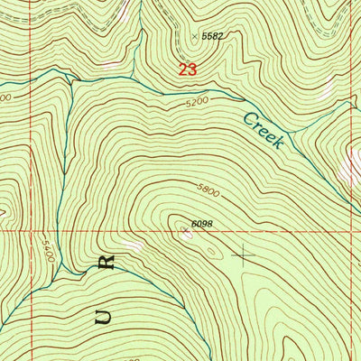 United States Geological Survey Deardorff Mountain, OR (1998, 24000-Scale) digital map