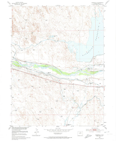 United States Geological Survey Dearfield, CO (1951, 24000-Scale) digital map