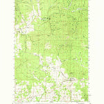 United States Geological Survey Deary, ID (1961, 62500-Scale) digital map