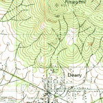 United States Geological Survey Deary, ID (1990, 24000-Scale) digital map