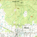 United States Geological Survey Deary, ID (1994, 24000-Scale) digital map