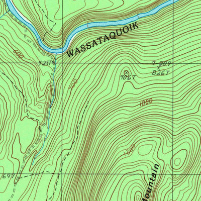 United States Geological Survey Deasey Mountain, ME (1989, 24000-Scale) digital map