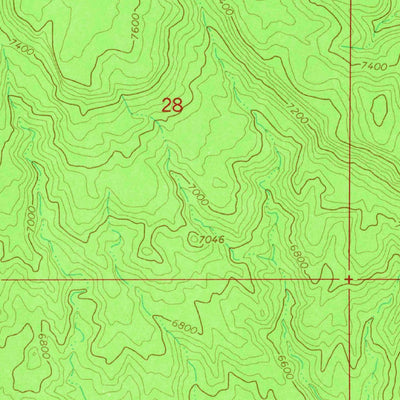 United States Geological Survey Death Ridge, UT (1964, 24000-Scale) digital map
