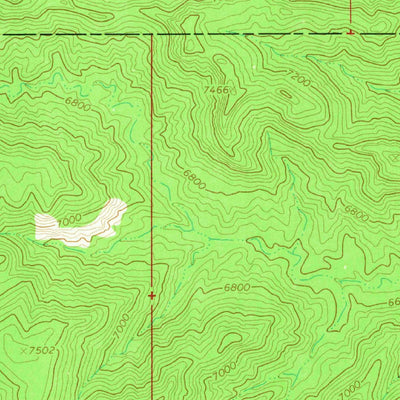 United States Geological Survey Death Ridge, UT (1964, 24000-Scale) digital map
