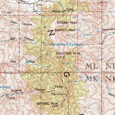 United States Geological Survey Death Valley, CA-NV (1954, 250000-Scale) digital map