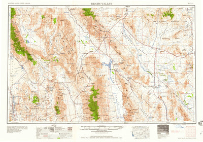 United States Geological Survey Death Valley, CA-NV (1958, 250000-Scale) digital map
