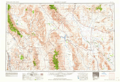 United States Geological Survey Death Valley, CA-NV (1964, 250000-Scale) digital map