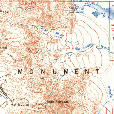 United States Geological Survey Death Valley, CA-NV (1964, 250000-Scale) digital map