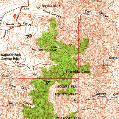 United States Geological Survey Death Valley, CA-NV (1964, 250000-Scale) digital map