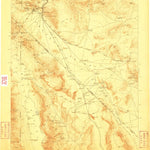United States Geological Survey Death Valley E, CA-NV (1910, 250000-Scale) digital map