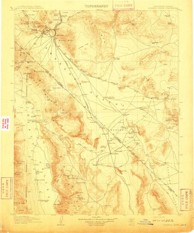 United States Geological Survey Death Valley E, CA-NV (1910, 250000-Scale) digital map
