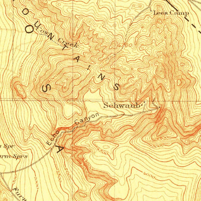 United States Geological Survey Death Valley E, CA-NV (1910, 250000-Scale) digital map