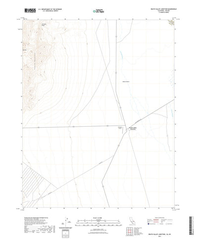 United States Geological Survey Death Valley Junction, CA (2021, 24000-Scale) digital map