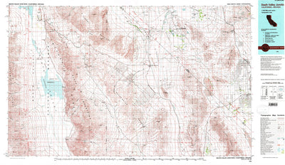 United States Geological Survey Death Valley Junction, CA-NV (1986, 100000-Scale) digital map