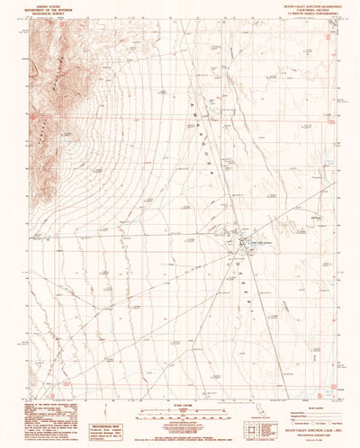 United States Geological Survey Death Valley Junction, CA-NV (1987, 24000-Scale) digital map