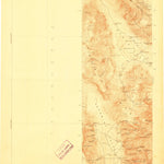 United States Geological Survey Death Valley W, CA-NV (1908, 250000-Scale) digital map