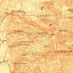 United States Geological Survey Death Valley W, CA-NV (1908, 250000-Scale) digital map