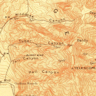 United States Geological Survey Death Valley W, CA-NV (1908, 250000-Scale) digital map