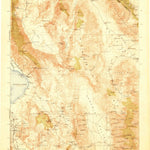 United States Geological Survey Death Valley W, CA-NV (1913, 250000-Scale) digital map
