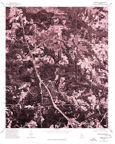 United States Geological Survey Deatsville, AL (1975, 24000-Scale) digital map
