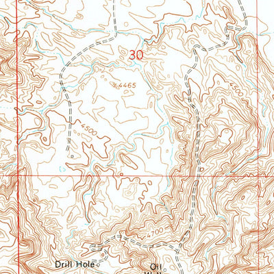 United States Geological Survey Deaver Reservoir, WY (1966, 24000-Scale) digital map