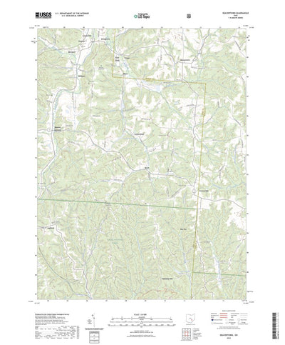 United States Geological Survey Deavertown, OH (2023, 24000-Scale) digital map