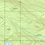 United States Geological Survey Deboullie Pond, ME (1985, 24000-Scale) digital map