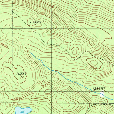 United States Geological Survey Deboullie Pond, ME (1985, 24000-Scale) digital map