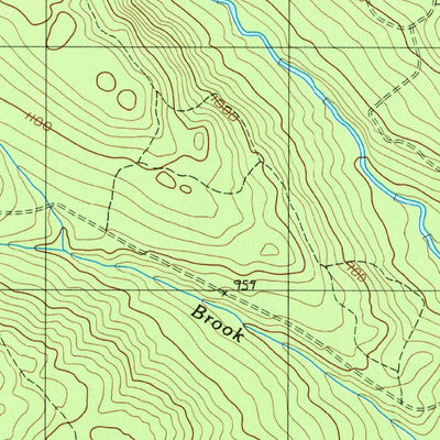 United States Geological Survey Deboullie Pond, ME (1985, 24000-Scale) digital map