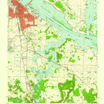 United States Geological Survey Decatur, AL (1950, 24000-Scale) digital map