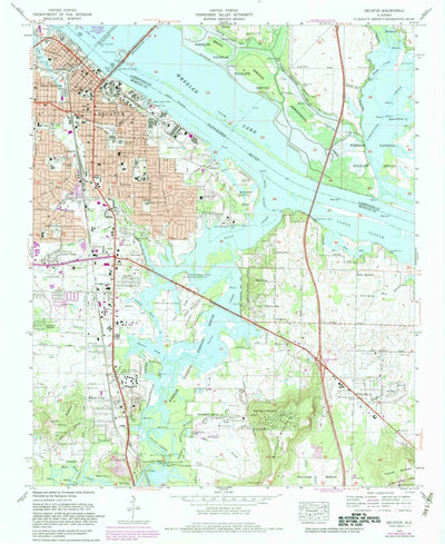 United States Geological Survey Decatur, AL (1975, 24000-Scale) digital map