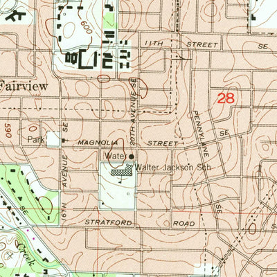 United States Geological Survey Decatur, AL (1975, 24000-Scale) digital map