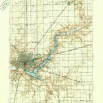 United States Geological Survey Decatur, IL (1933, 62500-Scale) digital map