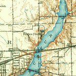 United States Geological Survey Decatur, IL (1933, 62500-Scale) digital map