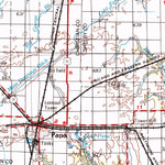 United States Geological Survey Decatur, IL (1958, 250000-Scale) digital map