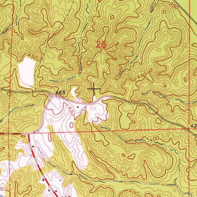 United States Geological Survey Decatur, MS (1966, 24000-Scale) digital map