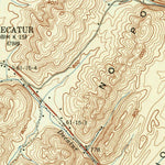 United States Geological Survey Decatur, TN (1943, 24000-Scale) digital map