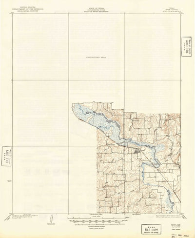 United States Geological Survey Decatur, TX (1930, 62500-Scale) digital map