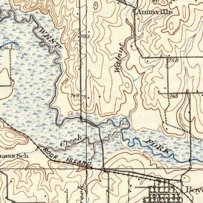 United States Geological Survey Decatur, TX (1930, 62500-Scale) digital map