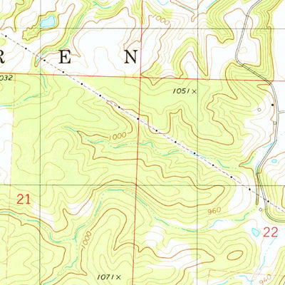 United States Geological Survey Decaturville, MO (1975, 24000-Scale) digital map