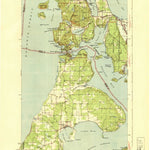 United States Geological Survey Deception Pass, WA (1943, 62500-Scale) digital map