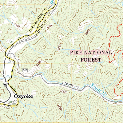 United States Geological Survey Deckers, CO (2022, 24000-Scale) digital map