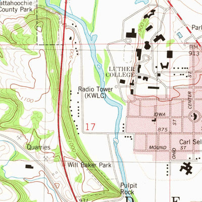 United States Geological Survey Decorah, IA (1981, 24000-Scale) digital map