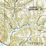 United States Geological Survey Decorah, IA-WI (1985, 100000-Scale) digital map
