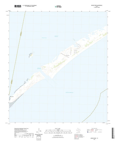 United States Geological Survey Decros Point, TX (2022, 24000-Scale) digital map