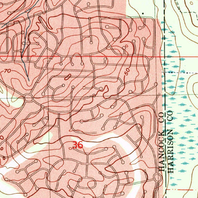 United States Geological Survey Dedeaux, MS (1997, 24000-Scale) digital map