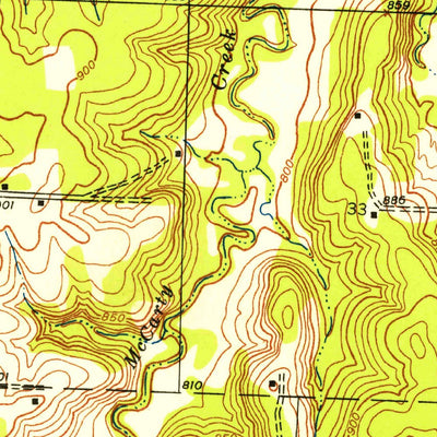 United States Geological Survey Dederick, MO (1939, 24000-Scale) digital map