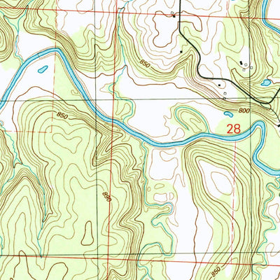 United States Geological Survey Dederick, MO (1991, 24000-Scale) digital map